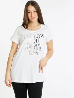 Coveri Moving T-shirt manica corta donna con scritta