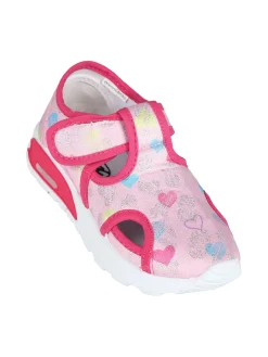 Cox Sandali chiusi da bambina in tessuto con luci