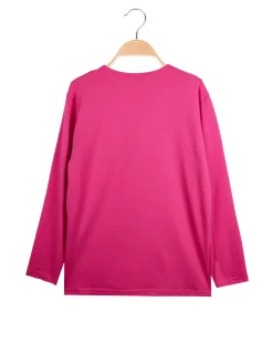 Cuba10 T-shirta da ragazza a maniche lunghe con scritta