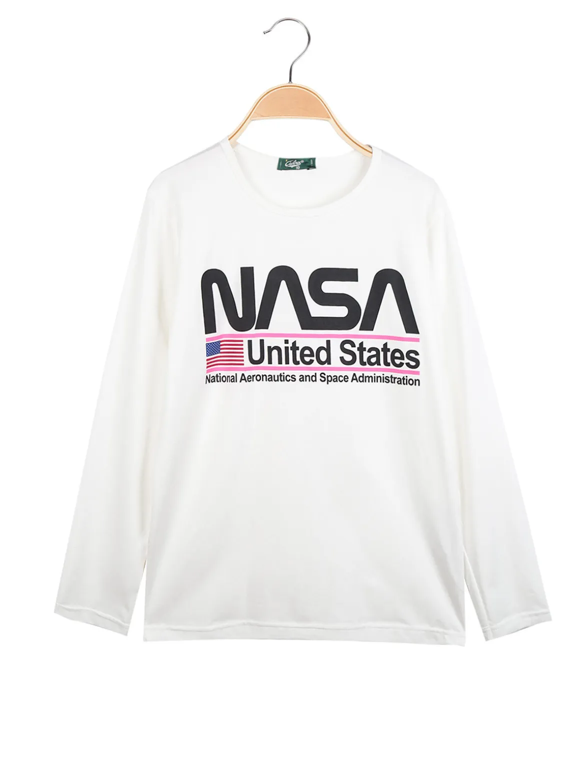 Cuba10 T-shirta da ragazza a maniche lunghe con scritta