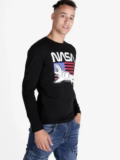 Cuba10 T-shirt uomo a maniche lunghe con stampa