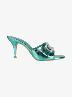 Dame Rose Ciabatte donna con tacco e strass