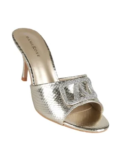 Dame Rose Ciabatte donna con tacco e strass