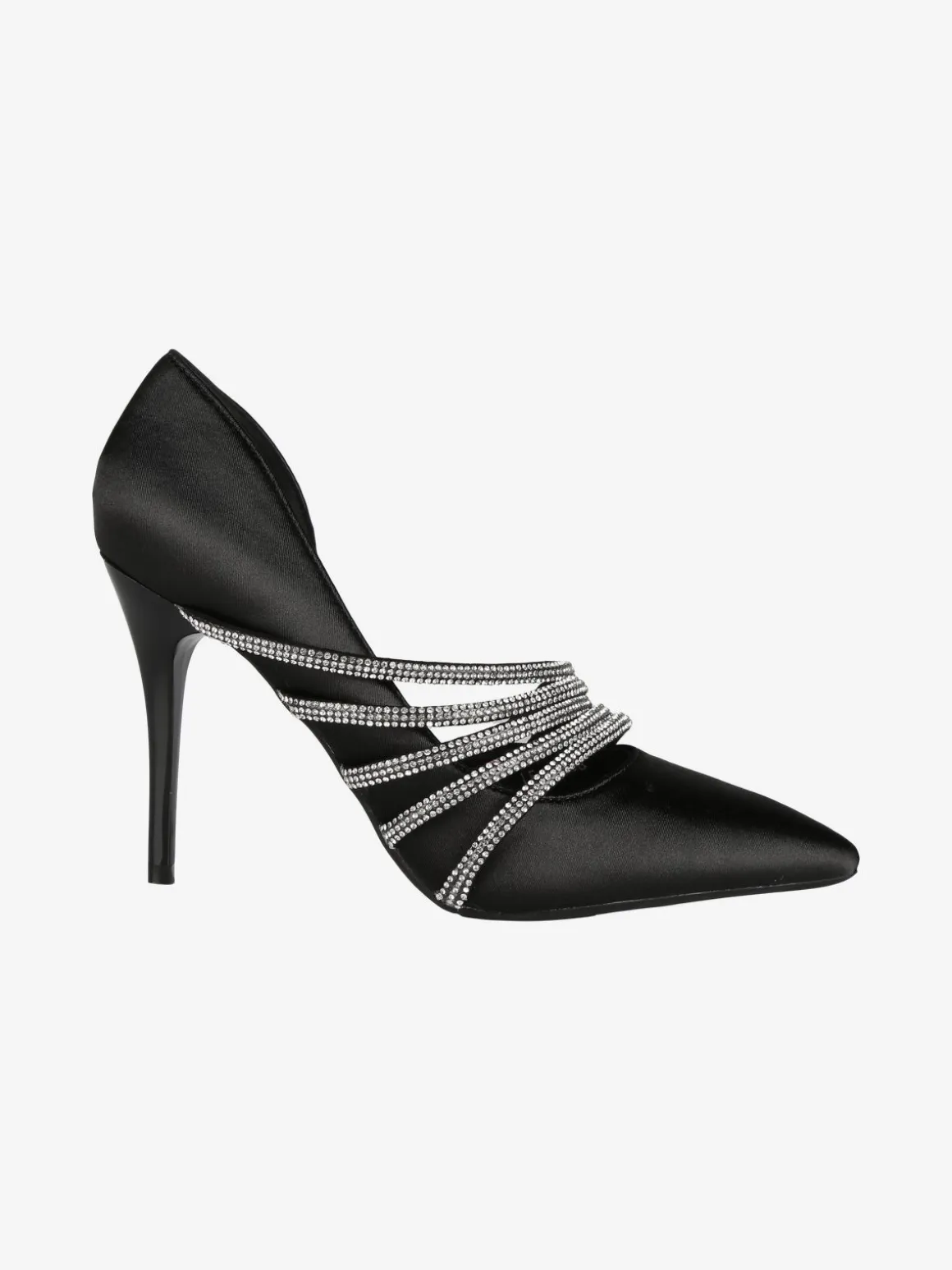 Dame Rose Decolletè donna con tacco a spillo e strass