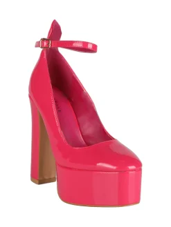 Dame Rose Decolletè donna con tacco e plateau