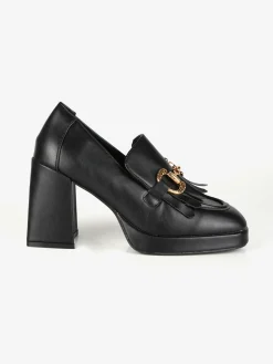 Dame Rose Mocassini donna con frange e tacco