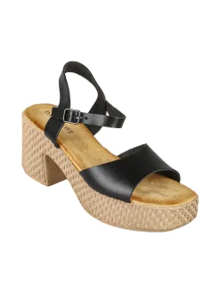 Dame Rose Sandali donna con tacco e plateau