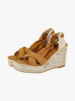 Dame Rose Sandali donna con zeppa con allacciatura alla schiava