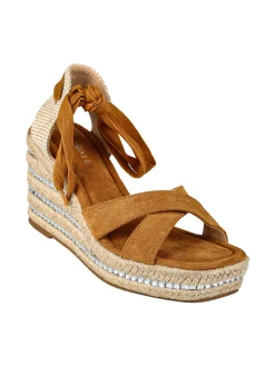 Dame Rose Sandali donna con zeppa con allacciatura alla schiava
