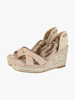 Dame Rose Sandali donna con zeppa con allacciatura alla schiava