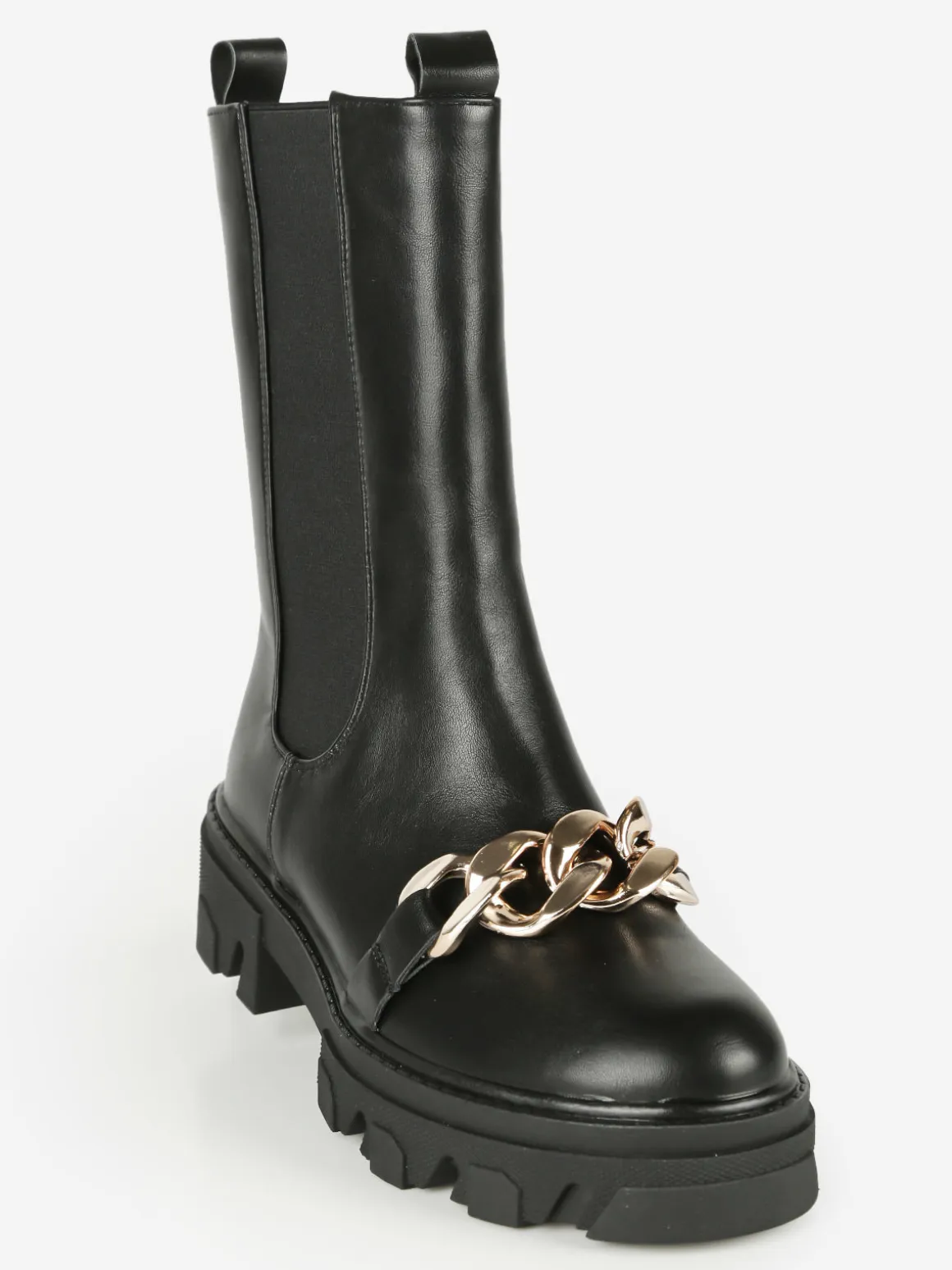 Dame Rose Stivaletti donna chelsea con catena