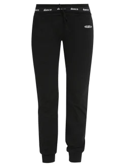 Dance Pantaloni donna sportivi con coulisse e polsini - nero