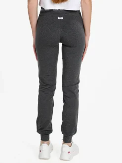 Dance Pantaloni donna sportivi con coulisse e polsini - grigio scuro