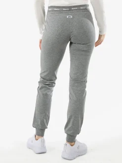 Dance Pantaloni sportivi da donna con polsini e coulisse in vita - grigio