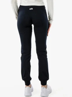 Dance Pantaloni sportivi da donna con polsini e coulisse in vita - blu scuro
