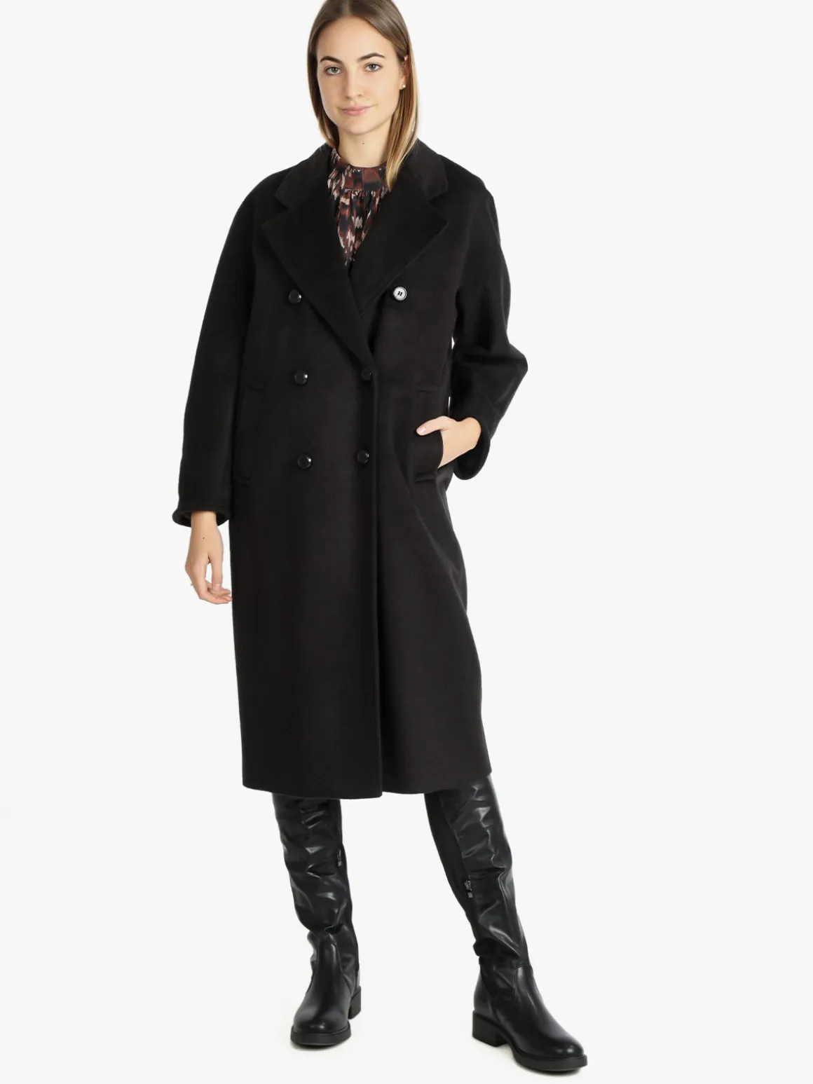 Daystar Cappotto lungo doppiopetto donna