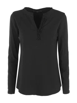 Daystar T-shirt donna a maniche lughe con scollo V