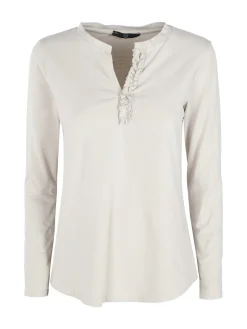 Daystar T-shirt donna a maniche lughe con scollo V