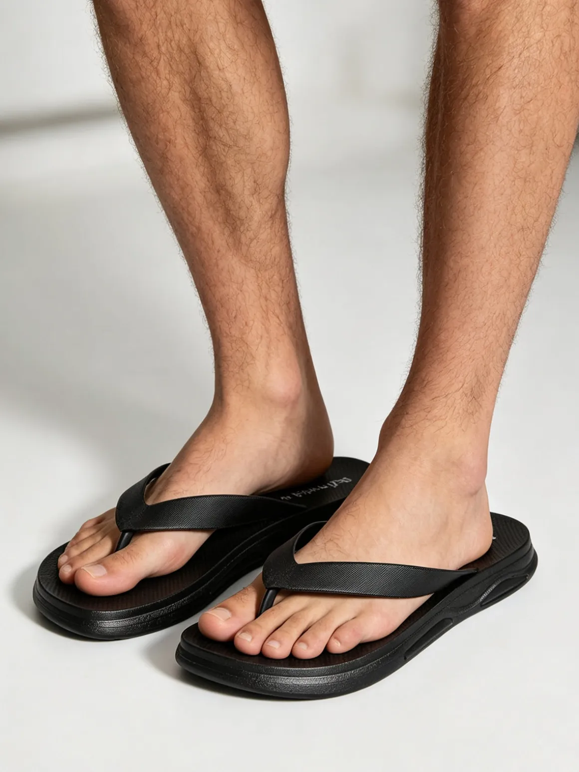 De Fonseca Infradito uomo da mare in gomma - nero