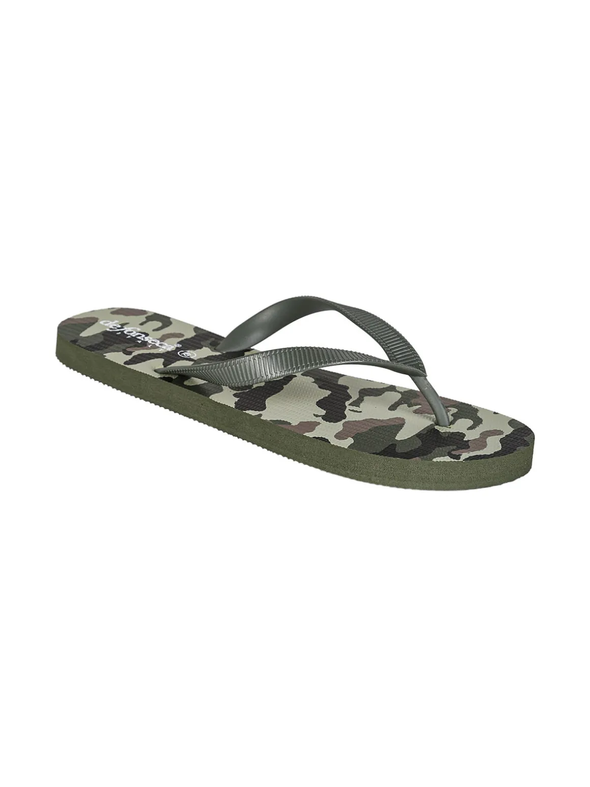 De Fonseca Infradito uomo da mare militari in gomma - verde