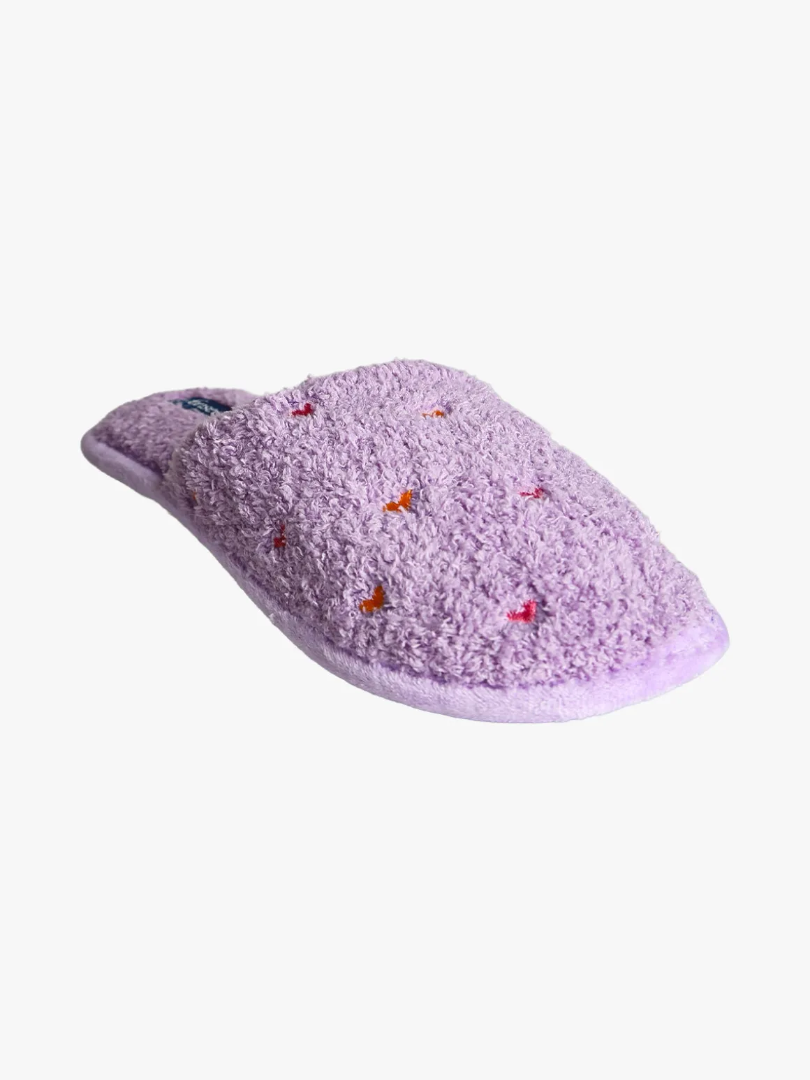 De Fonseca Pantofole donna cuori in tessuto - lilla