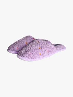 De Fonseca Pantofole donna cuori in tessuto - lilla