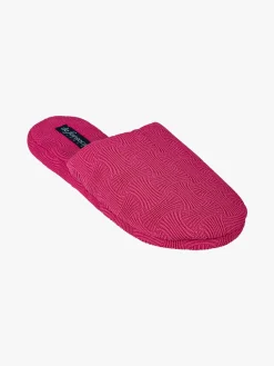 De Fonseca Pantofole donna in tessuto con stampa floreale - rosa