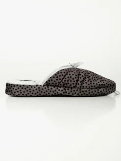 De Fonseca Pantofole donna scmosciate a pois