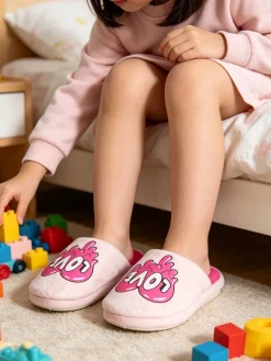 De Fonseca Pantofole invernali da bambina LOVE -rosa