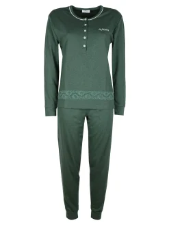 De Fonseca Pigiama lungo da donna con pizzo