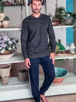 De Fonseca Pigiama lungo da uomo in cotone