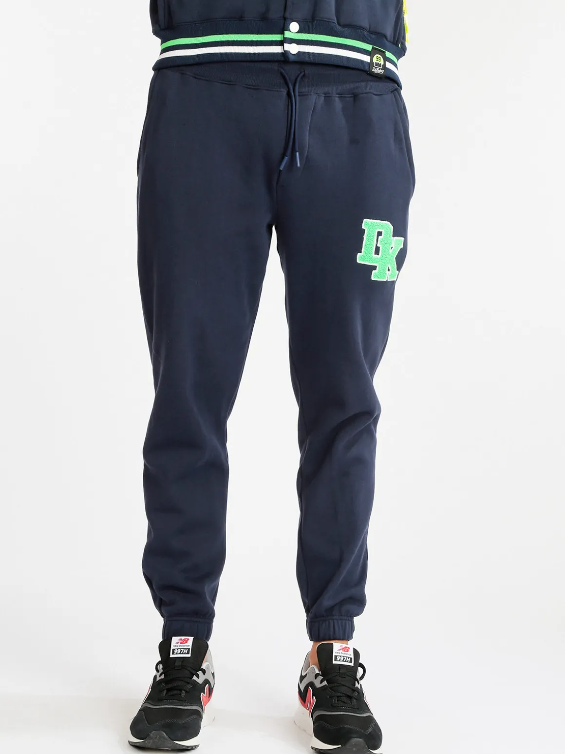 Dekuba Pantaloni sportivi da uomo con polsini
