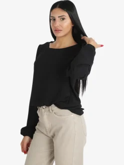 Deva Moda Blusa donna a maniche lunghe