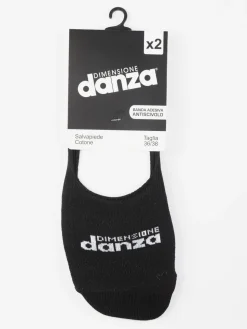 Dimensione Danza Salvapiede in cotone. Confezione da 2 paia