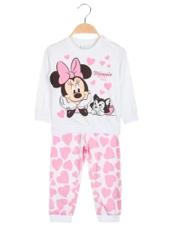 Disney Baby Minnie pigiama da neonata in cotone - bianco