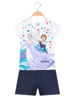 Disney Frozen Completo corto da bambina in cotone