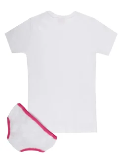 Disney Frozen Completo intimo da bambina 2 pezzi T-shirt + slip