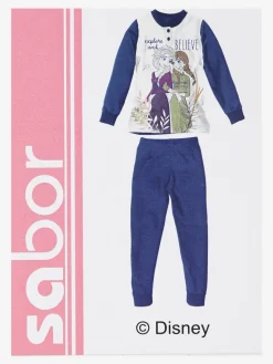 Disney Frozen Pigiama da bambina in cotone felpato