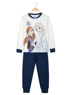 Disney Frozen Pigiama lungo da bambina in cotone interlock
