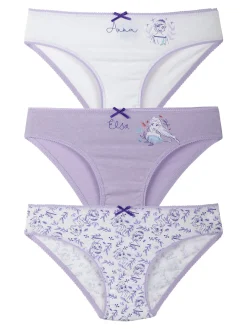 Disney Frozen Set di 3 slip da bambina con stampe