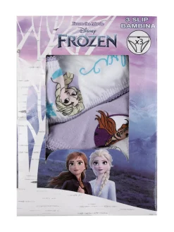 Disney Frozen Set 3 slip da bambina in cotone
