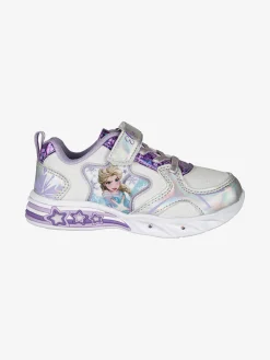 Disney Frozen Sneakers da bambina con luci e cinturino a strappo