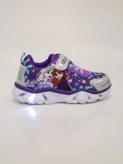 Disney Frozen Sneakers da bambina sportive con strappo e luci - multicolore