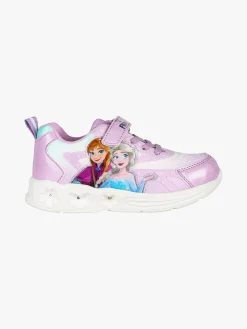 Disney Frozen Sneakers da bambina con luci e cinturino a strappo