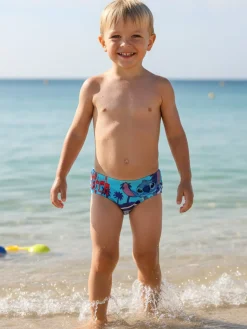 Disney Lilo & Stitch Slip da mare da bambino con stampa - azzurro
