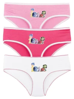 Disney Pixar Inside Out Tris slip bambina con stampe