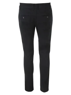 3-D Jeans Pantaloni da uomo slim fit in cotone - nero