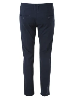 3-D Jeans Pantaloni da uomo slim fit in cotone taglie grandi - blu scuro