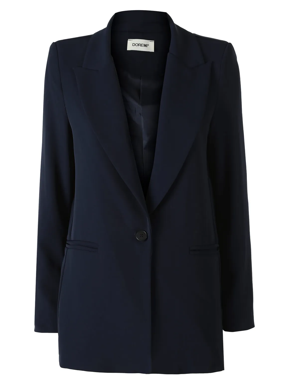 Doremi Completo elegante da donna con giacca e pantaloni - blu scuro