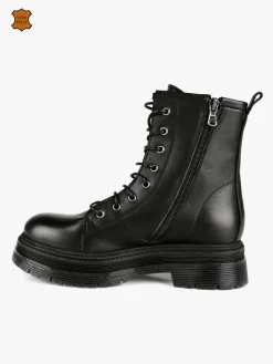 Eclipse Anfibi in pelle donna con plateau